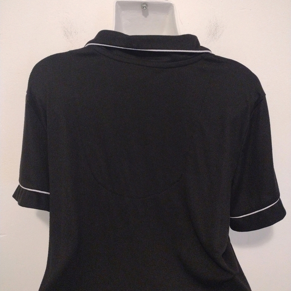 Nicole Miller - Ribbed Button Front Pijama Shirt - Picture 8 of 12